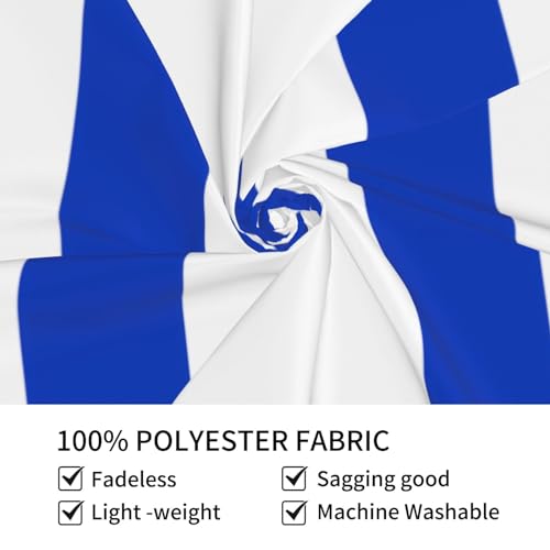 Tissu de pique-nique imprimé drapeau israélien grand format pour mur - 6