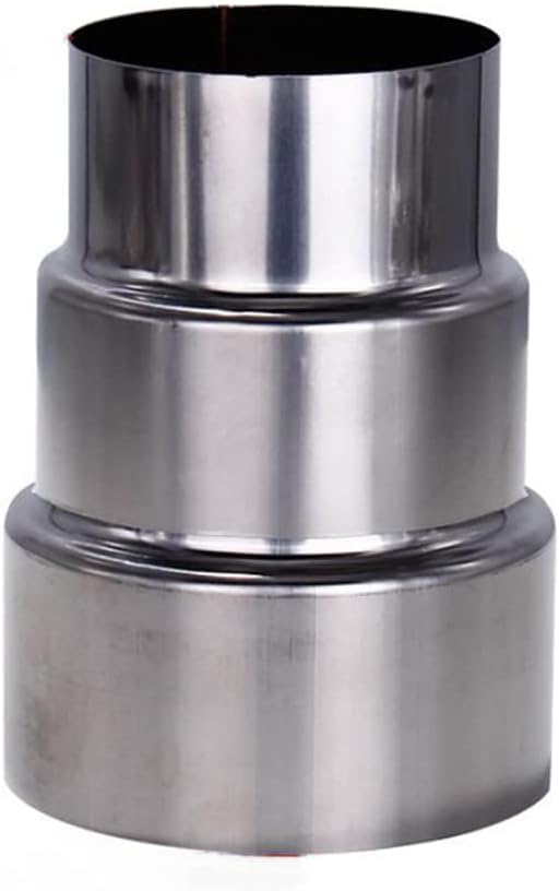 80mm/70mm Stainless Steel Flue Liner Reducer/Tubing Connector Chimney Adaptor Stove Pipe(90mm/70mm)