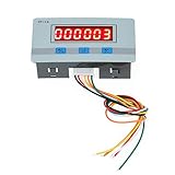 ERYUE Mini LED Digital Counter Module with NPN and PNP Interface for Industrial Use DCAC5V~24V Totalizer for Electrical Components