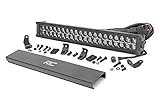 Rough Country 20' Black Series Dual Row Cree LED Light Bar w/Cool White DRL - 70920BD