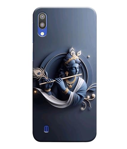 Image of Lord Krishna 3D Effect Printed Hard Back Case Cover Compatible for Samsung Galaxy M10 (Multicolor) - D1661