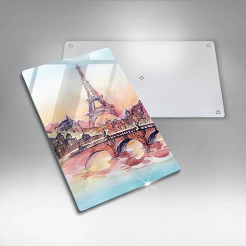 Planche à découper induction 30x52cm protection plaque vitrocéramique Wallfluent Paris