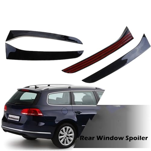 Spoiler latéral Passat B7 Wagon Alltrack noir diffuseur lunette - 5