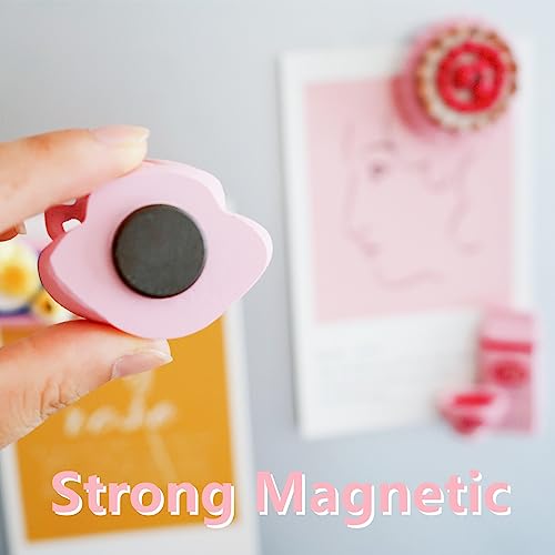 Imanes Decorativos Rectangulares Rosados Bonilve 4 Pcs miniatura 4