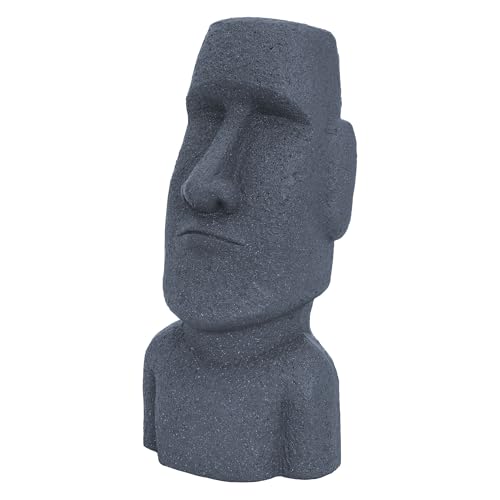ECD Germany Moai Figur Rapa NUI Kopf 53,5 cm hoch Grau aus...