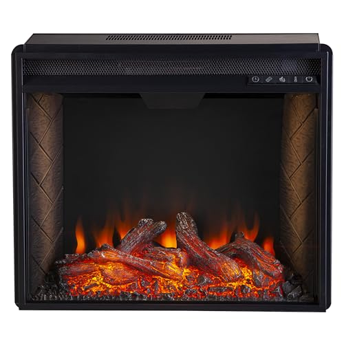 SEI Furniture - Criss Cross Elec.Firebox Fireplace...