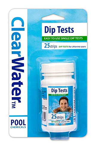 Clearwater 2 x 25 Dip Test Strips for Swimming Pool and Spa Treatment
