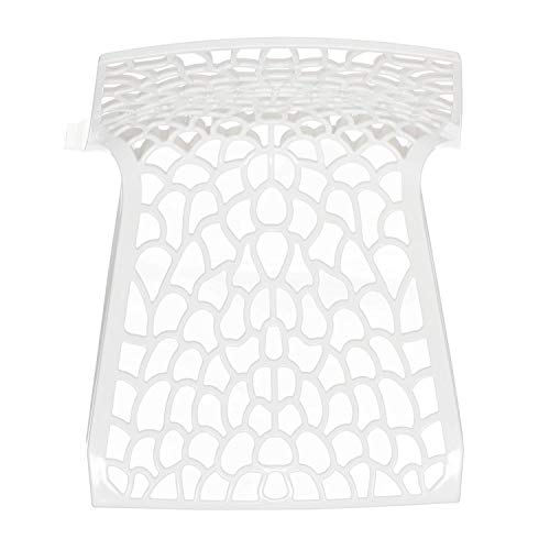 Image of Supreme Web Plastic Chair |Armless Chair for Dining Room Set, Home, Cafe & Outdoor Use |Weight Bearing Upto 220kgs(Color: White; Set of 4)