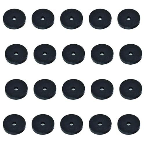 Flat Rubber Tap Washers 3/4" Black O Rings Rubber Washer Plumbing Washers Sink or Bath Taps Basin Shower Seal Drip Repair Pack of 20