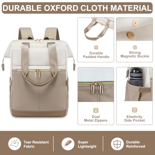Image of PALAY Backpacks for Women 15.6 Inch Work Laptop Teacher Nurse Backpack Purse Waterproof Travel Computer Bag for Women