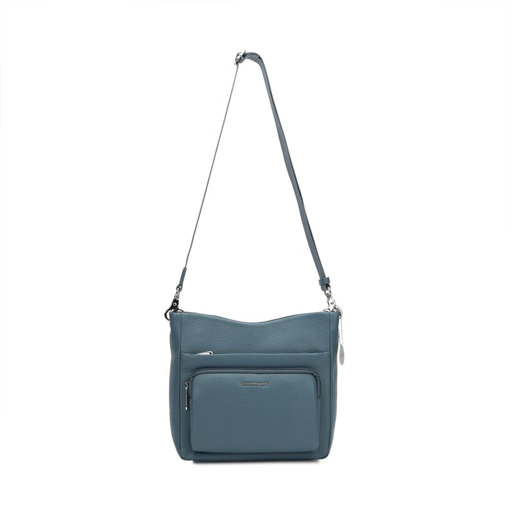 Mandarina Duck Women Mellow Leather Crossover, Iron, Taglia Unica