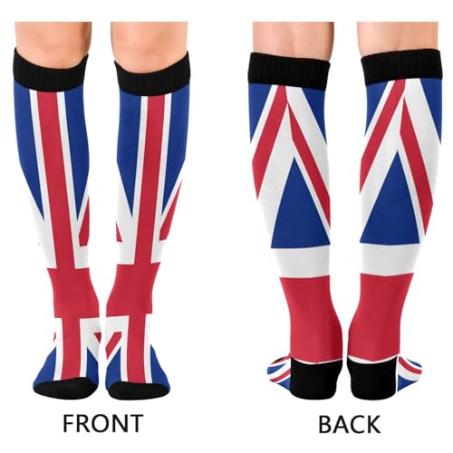 Image of Compression Socks for Men Women Colorful Knee High Socks Support for Athletic Sport Running Hiking Fitness
