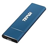 TEYADI Esterno SSD Portatile 256 GB, USB 3.1 Gen 2, M.2 Unità a Stato Solido, Velocità di Lettura / Scrittura fino a 540 MB/s, Memoria Esterna per Latop, Desktop, Macbook, Tablet, Telefoni