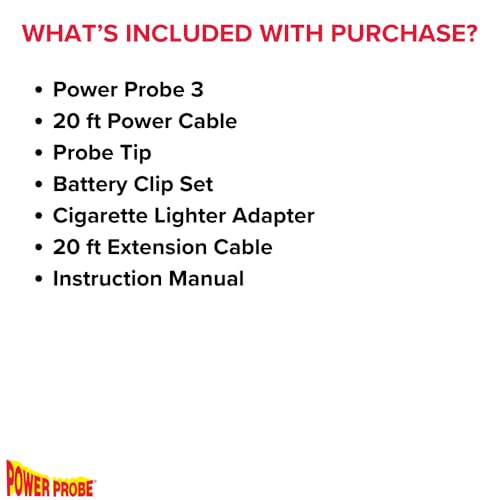 Power Probe PP319FTC-RED testeur électrique automobile multi-usage avec indicateur de tension