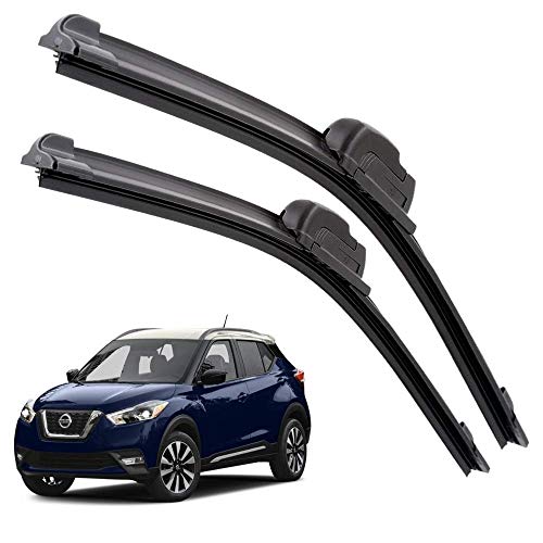 Image of Euro Care Windshield Car Wiper Blades Compatibility With Kicks (Model : 2019-Till Date) - Set of 2Pc (D-26,P-16)