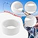 Menolana Fishing Rod Holder Tube Insert Protector Marine Accessory Yacht Rod Rack Bracket Boat Replacement Pole Rack Insert Protector, White