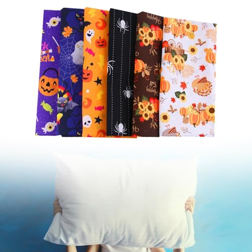 Kit de tissus en coton Halloween de 18 pièces pour la couture et patchwork - 4