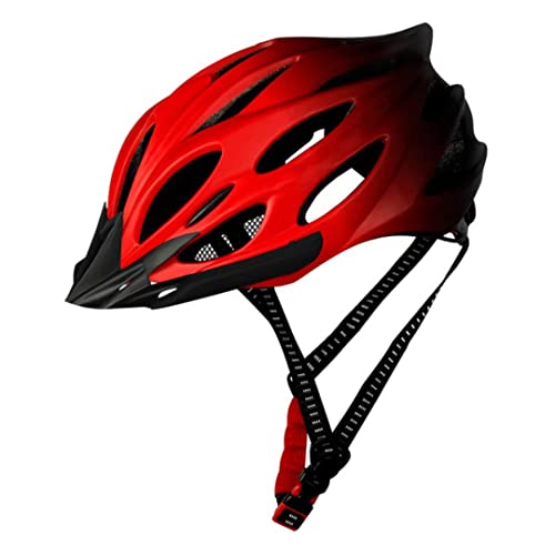 Casco para bicicleta para adultos ajustable con luz trasera