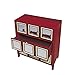 Pulaski Erika Accent Chest, 34 by 16 by 37-Inch, Red