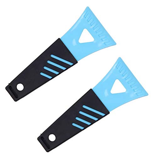 DOITOOL Window Scraper Ice Scraper 2pcs Plastic Refrigerator Ice Shovel Ice Scraper Snow Remover Cleaning Freezer Frost Shovel Ice Remover Scoop Random Color Car Ice Scraper Ice Scraper