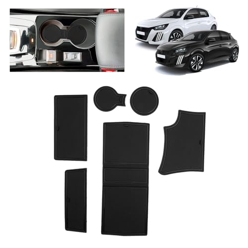 Tapis de porte Peugeot 208 anti-bruit pour éliminer les vibrations des objets