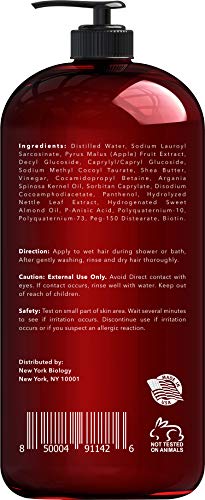 New York Biology Apple Cider Vinegar Shampoo - Helps Restore Shine, Hair Gloss And Hydration To Dry Hair And Itchy Scalp – Clarifying And Nourishing – Safe For All Hair Types - 16.9 Fl Oz #TOP1