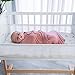 Comfy Cubs Easy Swaddle Blanket, 3 Pack - 100% Cotton Newborn Wrap, Small for 0-3 Months Infants, with Adjustable Velcro, Breathable and Durable Sleep Sack for Babies - Blush, Mauve & Mulberry