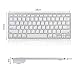 immagine 4SENGBIRCH Bluetooth Italiana Tastiera, Tastiera Wireless Portatile Light per iPad, Samsung, Huawei, iOS, Android, Windows e Qualsiasi Dispositivo Abilitato Bluetooth, Tastiera Bluetooth, Bianca