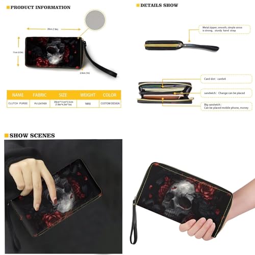 Novelty Handbag Wallet Purse for Women,Handbag Wallet Combo Personalized Hobo Bag Work Tote Bag with Wallet Set3