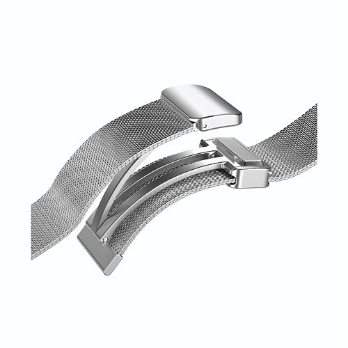 Image of SAMSUNG Galaxy Watch Milanese Band M /L, Silver, Compatible Galaxy Watch 5 and Galaxy Watch 4, for 44MM Watches Only, Includes Cleaning Cloth