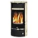 Produktbild Kaminofen Atlantik 7 Stahl schwarz Sandstein Verkleidung inklusive Abdeckplatte Heizofen Holzofen mit selbstschließender Tür Energieeffizienzklasse A+ 6,5kw