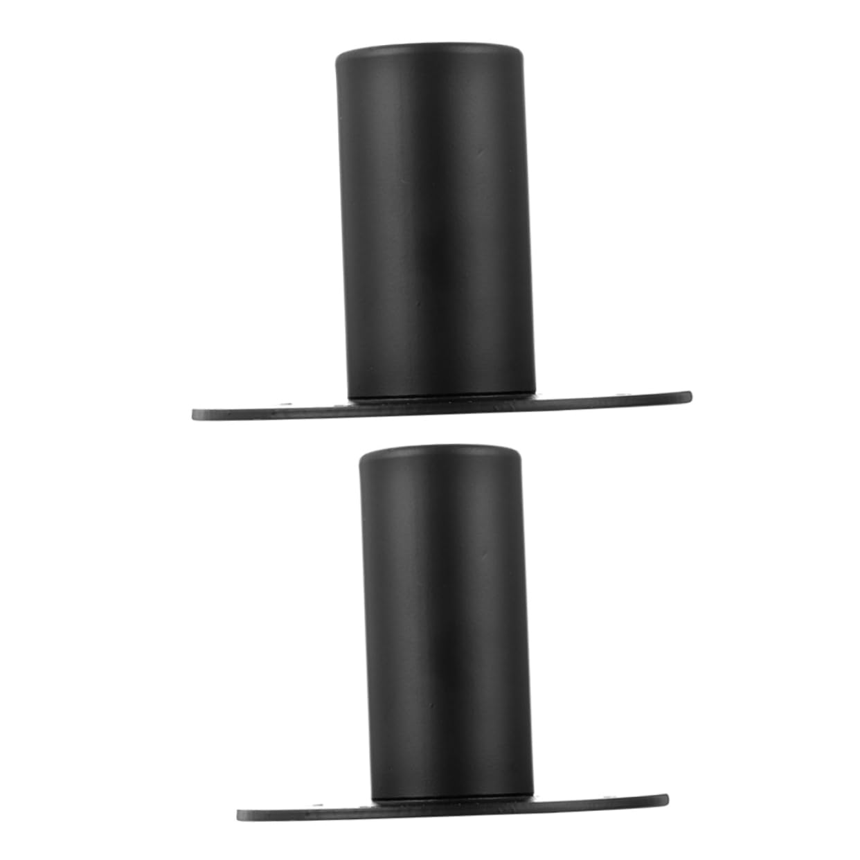 Yardwe 2pcs Speaker Iron Bottom Loudspeaker Mounted Floor Speaker Brackets Bases Speaker Stable Base Speaker Support Base Metal Base Speaker Base Speak Accessories Speaker Pedestal Black