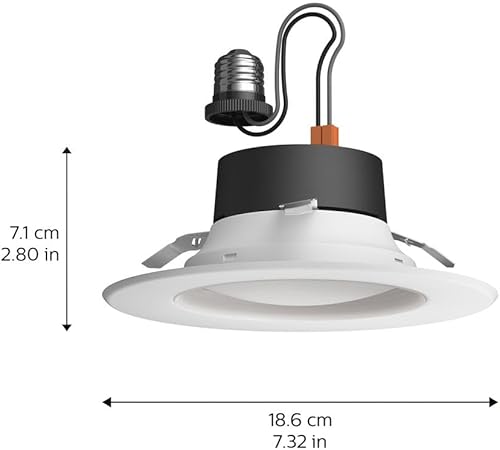 Miniatura 6 de Philips Hue Blanco y color Ambiance - Luz descendente LED regulable de alta luminosidad LED inteligente empotrada de 6 pulgadas compatible con
