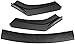 MZGDONGF Front Bumper Lip Splitter for Jaguar F-Pace F-Type E-Pace I-Pace XE XF XJ XJ L XK, Car Front Bumper Spoiler Lip Body Kit Front Spoiler Diffuser Accessories,Glossy Black