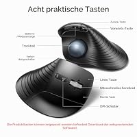 UGREEN Kabellose Trackball Maus Wiederaufladbare Ergonomische Maus – Ansicht 5