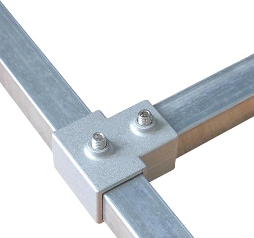Junta de acero resistente para perfilería de 25mm con acople tridimensional reforzado 3