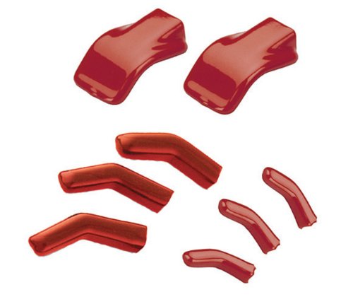 Talboys916119 Red Vinyl Sleeve for Small 3 Prong Labjaws Clamp (Pack of 3)