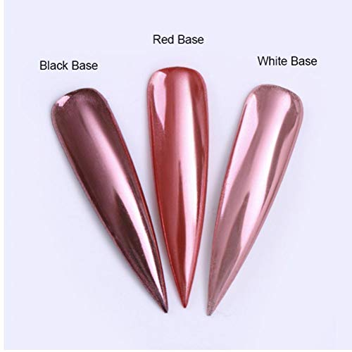 PiniceCore Spiegel Powder Rose Gold Nagel-Funkeln-Maniküre-Nagel-Kunst-Chrom-Pigment-Funkeln-Staub – Bild 3