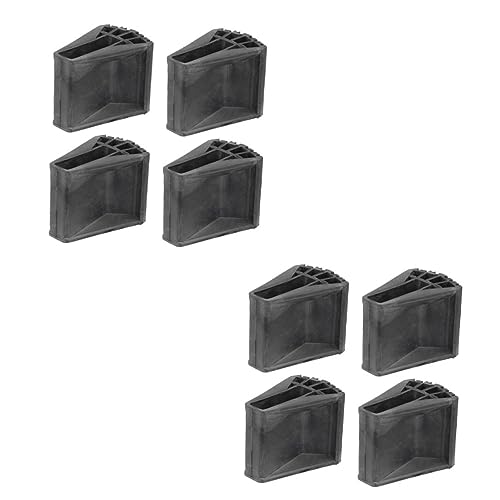 Uonlytech 8 Peças Escada Dobrável Esteira Deslizante Escada Dobrável Antiderrapante Pés Tampa Protet