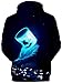 FLYCHEN Sudadera para Niños Estilo 3D Impresión Gráfica Sonido Eléctrico Cool Manga...