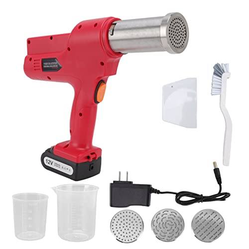Máquina Elétrica de Macarrão, Pequena Sem Fio US 110‑220 V Prensadora de Massa para Cozinha (Vermelh