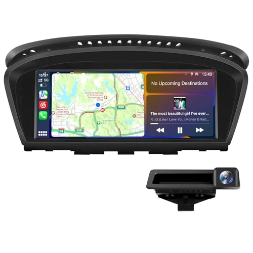 Car Radio Stereo Android for BMW 3 5 Series E60 E90 E93 8.8inch Screen Upgrade with CarPlay Android Auto 2004-2008 CCC System with Backup Camera