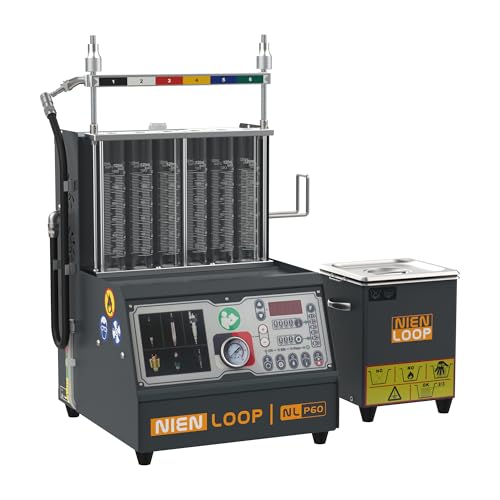 6 Cylinders EFI/MPI/SFI/GDI Fuel Injector Cleaner Tester Machine 3 Injector Type Traditional(12V) GDI Piezo