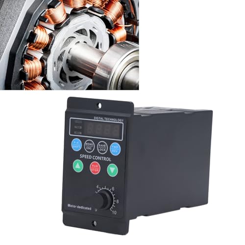 Variable Frequency Drive 3 Phase Motor Speed Control Inverter Converter Powerful Accurate Energy Saving Flexible Adjustable for Pump Motor Fan PC Flame Retardant 400W 2A 0.1 400HZ