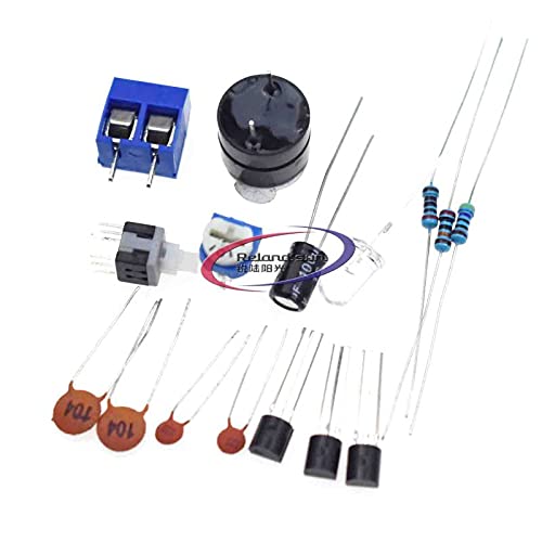 DIY Electronic Soldering Practice Kit, Assemble Simple Metal Detector, Metal Sensor with Buzzer for Welding Beginners