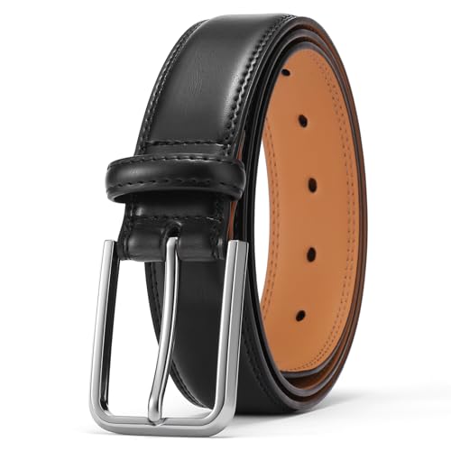 New Belt Men's Leather Pin Buckle Belt Men's Cowhide Intellectual/Trendy/Modern/Business Comfortable and stylish