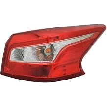 Replacement Tail Light Assembly Right Outer fits 2016-2019 Nissan Sentra
