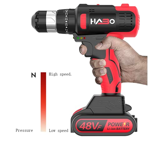 SXTYMV BohrhäMmer Schlagbohrmaschine Abbruchhammer Hammerbohrer BüRstenloser Schlagbohrer Akku-Pistolenbohrer Lithium… – Bild 5