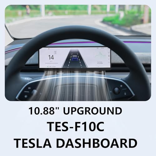 Image of Carplay Screen for Model Y Juniper 2025 2026 HD 8.8 inch HUD Wireless Apple CarPlay & Android Auto Accessories, OTA Updates, Blind Spot Monitor, Quick Buttons
