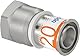 Uponor S-Press PLUS MLC Übergangsmuffe 20mm x 1/2 IG